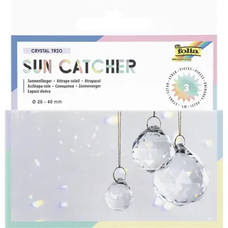 Folia Kristallkugeln Sun Catcher Crystal Trio Ø2/3/4cm 3 Stück