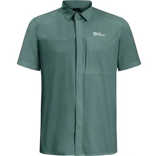 Jack Wolfskin Herren Hemd VANDRA S/S SHIRT M, jade green, M