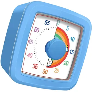 Mechanischer Regenbogen-Timer, Zeitmanagement-Lernwerkzeug für Kinder ohne Batterie, visueller Farbfortschritt, visuelle Zeitmessung