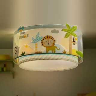 Dalber Deckenlampe LITTLE JUNGLE, dimmbar, für Kinderzimmer, Kunststoff, Deckenlampe - 33 cm - 33 cm - 16.5 cm