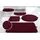 80 x 150 bordeaux