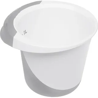 KEEEPER Rührschüssel mit Anti-Rutsch-Funktion, 1,5 l, Carlotta, Nordic Grey