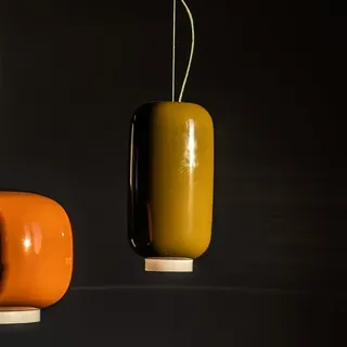 Foscarini Chouchin 2 2-flg. 43 cm rund/grün/Glas
