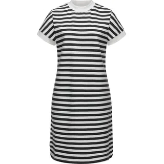 Ragwear Shirtkleid Schwarz/Weiß 34
