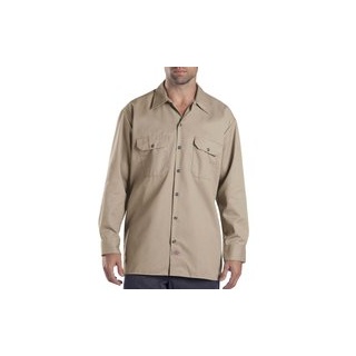 Dickies Long-Sleeve Work Shirt Herren-Hemd Khaki - beige - S