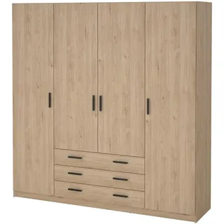 Tvilum Kleiderschrank Spell 196 x 201 x 50 cm Braun