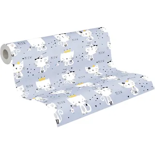 A.S. Création Little Love Vliestapete 53 cm x 10 m 381311 gelb/grau/schwarz/weiß