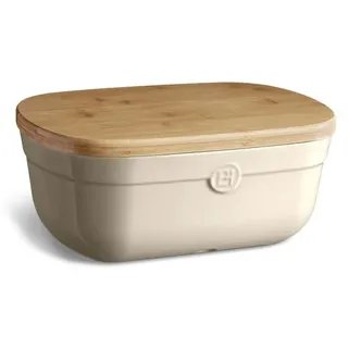 Emile Henry Brotkasten Keramik Beige