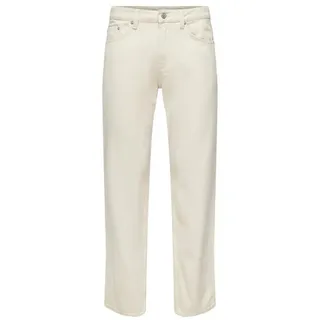 ONLY & SONS Loose-fit-Jeans Edge (1-tlg) beige 32