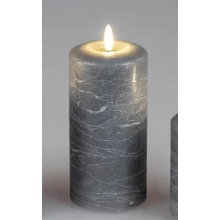 formano LED-Kerze Klassik, mit Timerfunktion grau