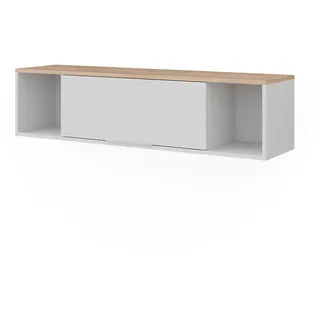 Vicco Wandregal Betti 120 x 30 x 30 cm Weiß/Sonoma