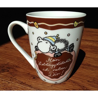 Limited Sheepworld - Wintertasse"Mein Lieblingsplätzchen" Tasse Kaffeetasse