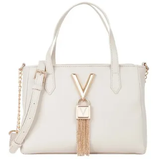 Valentino Stella Shopping Bag Synthetik Beige/Weiß