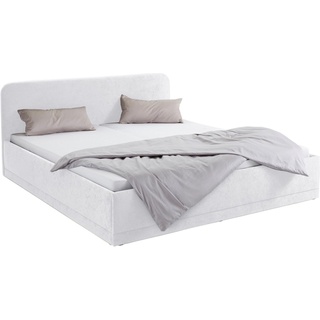 Westfalia Schlafkomfort Polsterbett, inkl. Bettkasten bei Ausführung mit Matratze weiß 210 cm x 210 cm x 34 cm