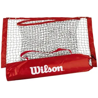 Wilson EZ 10' Tennisnetz Ersatz ́ Rot, Schwarz