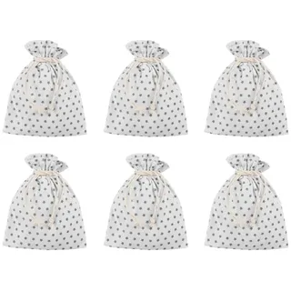 Butlers Geschenke-Säckchen PACK-A-BAG 6er-Set in Weiß | Gr.: onesize