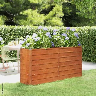 vidaXL Hochbeet Rostig 160 x 40 x 77 cm Cortenstahl
