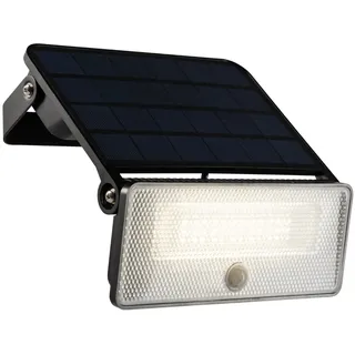 LED's Work Außenleuchte Solar 12 W 1.600 lm IP54 Bewegungsmelder schwarz