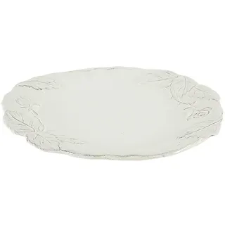 Virginia Casa Dessertteller Romatica, Weiß L:22cm B:19.5cm H:2.5cm Keramik weiß