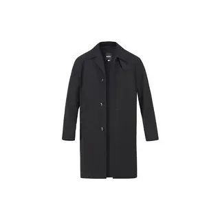 BOSS Black Herren Mantel schwarz, schwarz, Frühjahr/Sommer 2025