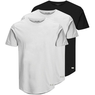 Jack & Jones T-Shirt ENOA TEE SS CREW NECK 3PK (Packung, 3-tlg., 3er-Pack) schwarz|weiß