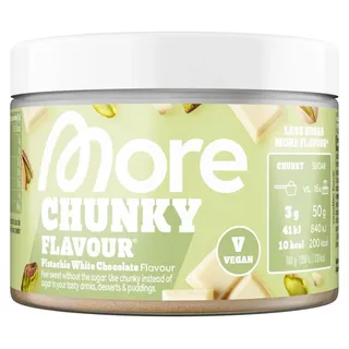 MORE Nutrition MORE Chunky Flavour Pistachio White Chocolate 150 g vegan