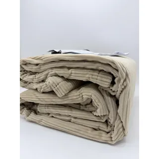 Beurer HD 80 Cord Beige Heizdecke, Kuschelige Wärmedecke Mit 6 Temperaturstufen