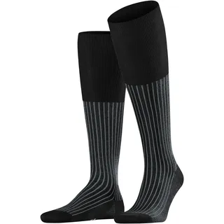Falke Oxford Stripe Kniestrümpfe Schwarz 41-42