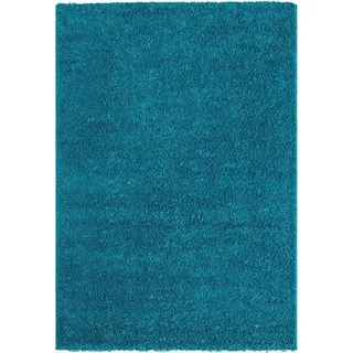 Vimoda Homestyle Vimoda Hochflorteppich 40 x 60 cm Blau/Türkis