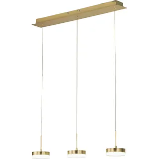 Fabas Luce Dunk 3-flg. 8 cm rechteckig Messing satiniert