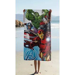 Jerry Fabrics Avengers Badetuch 70 x 140 cm blau