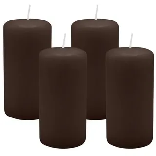 Kopschitz Kerzen Stumpenkerze 4 St. Schokolade Ø 50 x 100 mm