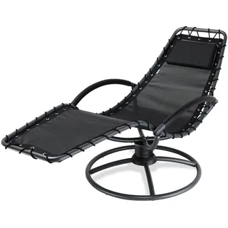 CASARIA Eve Relaxliege 191 x 77 x 82 cm anthrazit