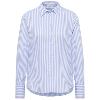 Soft Luxury Shirt Bluse in hellblau gestreift, hellblau, 44