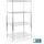 Mammut Metallregal 3 Böden Stahl grau 60 x 35 x 90