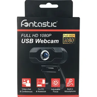 Fontastic USB Webcam Full HD 1080P Schwarz