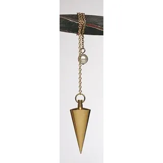 Pendel messing massiv poliert 33 mm 16 g | Kegel Pendel-Anhänger an Schnur mit Griff-Kugel-Perle | Messing-Pendel Messung feiner Energien Radiästhesie | Esoterik Geschenke günstig online kaufen 5661