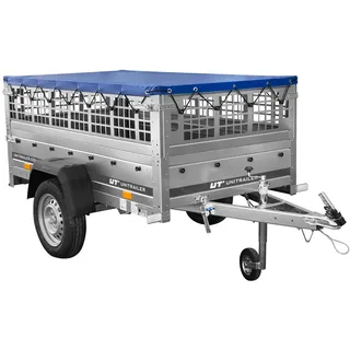 UNITRAILER Pkw Anhänger Garden Trailer 200 Kipp, 750kg, Laubgitter