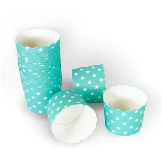 Frau Wundervoll Muffin Backformen, groß Papier Backformen Muffins Förmchen Kuchenformen