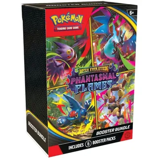 Pokémon Mega-Entwicklung Fatale Flammen 6 Boosterpacks