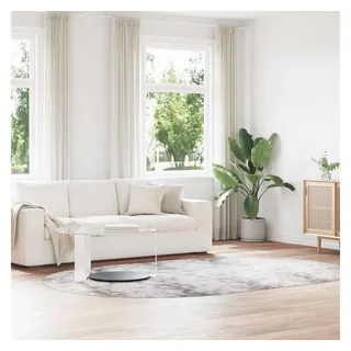 vidaXL NAVARRA Hochflorteppich 300 x 200 cm Silbergrau
