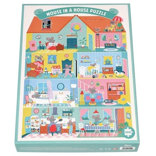 Rex London Puzzle Puzzle Mouse In A House 300 Teile, 300 Puzzleteile