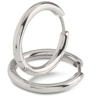 Boccia Titanium Creolen 05072-01 Titan silber 23 mm