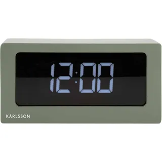Karlsson Tischuhr LED in Box Jungle Green