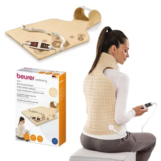 Beurer HK 58 Cosy Rücken Nacken Heizkissen Flauschfaser 6 Stufen 100W 62x42cm