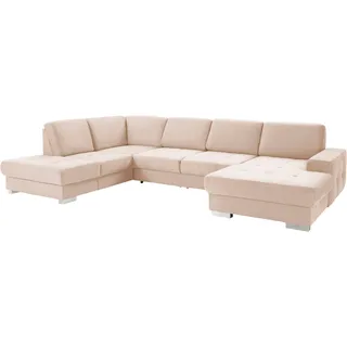 sit&more Wohnlandschaft Mikrofaser 3-Sitzer Beige