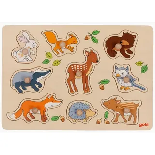 GoKi Steckpuzzle Waldtiere (57387)