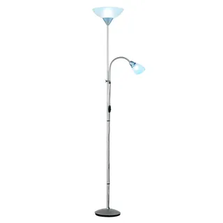 RL Stehleuchte 180,0 cm Silber/Weiß