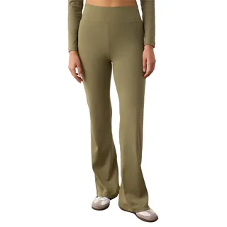 TRENDYOL Khaki Double Breasted Closure Bodycon Long Sleeve Stretchy Knitted Bottom-Top Set Twoaw26Au00029