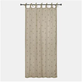 Mirabeau Vorhang Gardine Amélorie leinen/lila beige|lila
